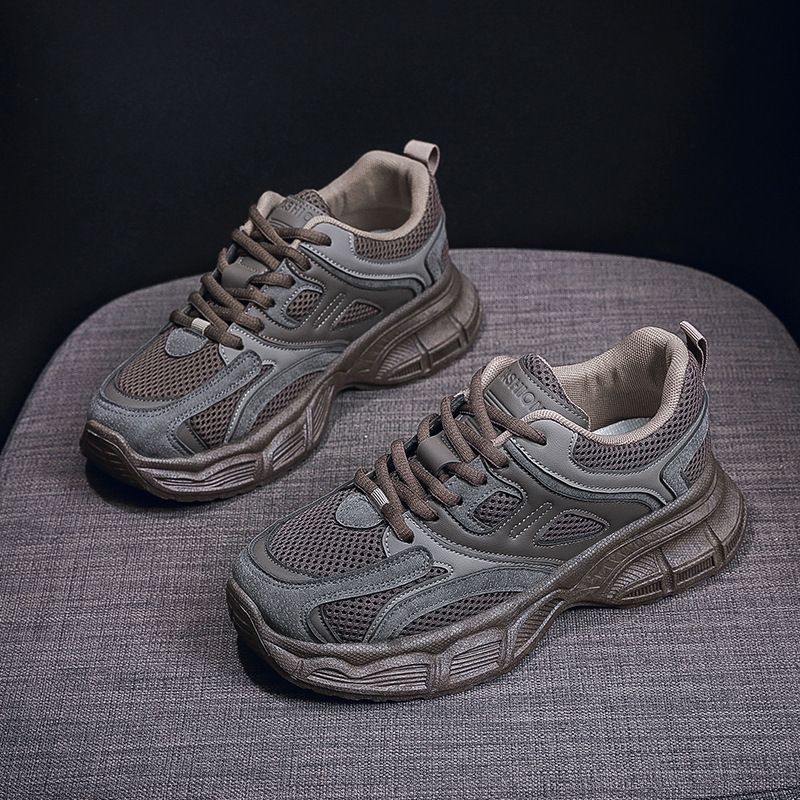 网红超火老爹鞋女2025年秋季新款百搭全黑运动鞋防滑跑步休闲女鞋