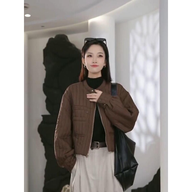 棉服外套女秋冬季宽松小个子显瘦夹克休闲上衣小个子专研