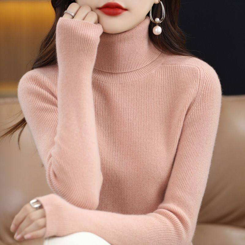秋冬新款女高领套头毛衣修身气质短款纯色长袖针织套头打底衫,女装/女士精品,羊绒衫,淘宝优惠券,粉丝福利购,淘宝优惠卷