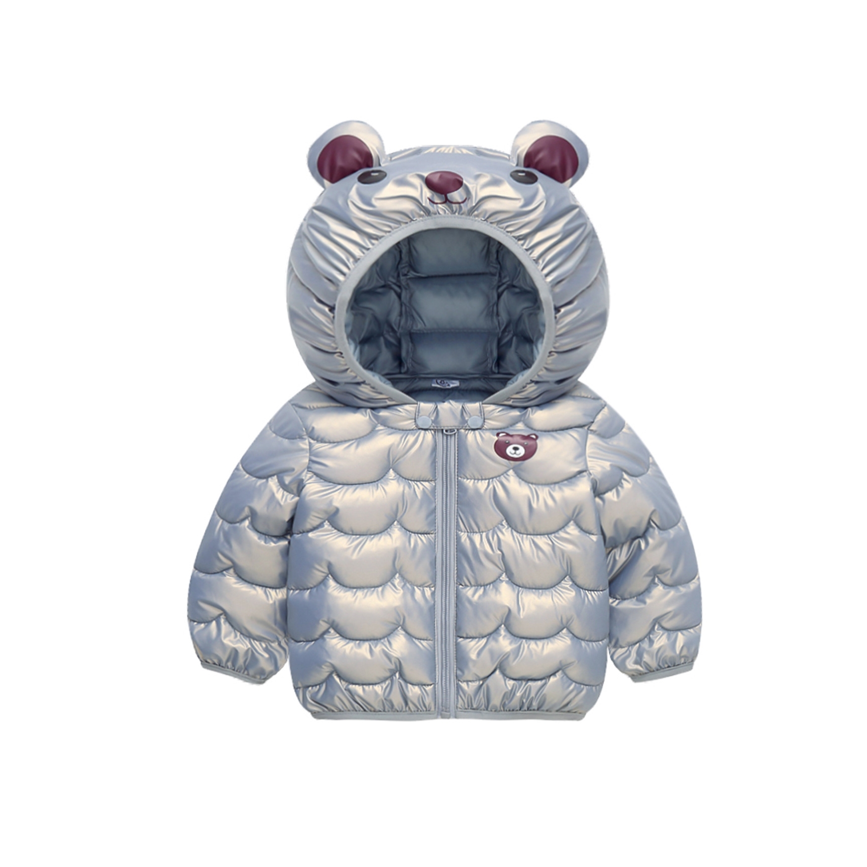 儿童羽绒棉服宝宝秋冬轻薄外套女童冬装男童棉袄婴儿保暖中小童潮