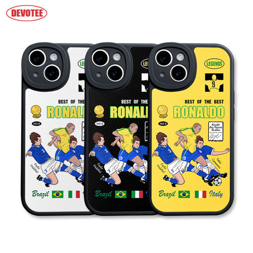 罗纳尔多皮纹软壳巴西队足球