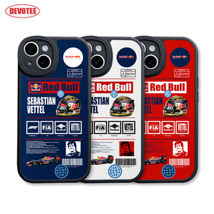 F1赛车手机壳16Promax维特尔15plus全包ip14/13MINI皮纹软壳mate70汽车nova13 K80米15荣耀300 IQOO13 Pura70