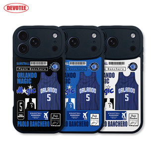 班凯罗手机壳17Promax魔术队ip16篮球15plus全包边iqoo15皮纹软壳mate80/70/60 pura70 K80米15荣耀400magic7