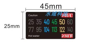 水杯温度贴no definition测热水温度可订做