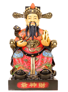 铜财神爷佛像摆件家居供奉铜文财神爷摆设店铺乔迁开业礼品