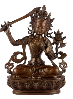 文殊菩萨密宗佛堂家居客厅智慧剑