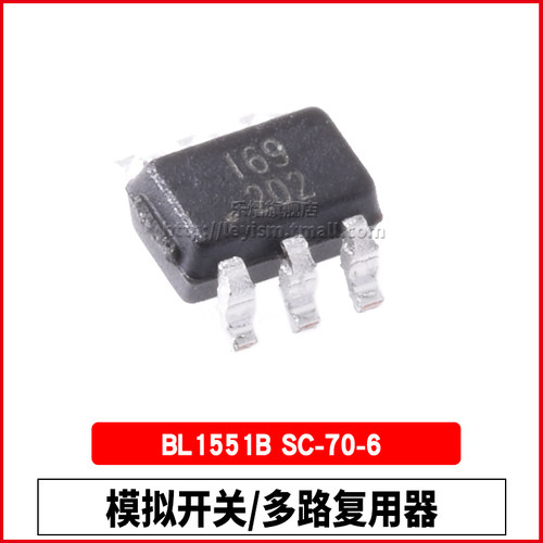 乐熠 BL1551B SC70-6 二选一模拟开关芯片 模拟开关SPDT（10个）