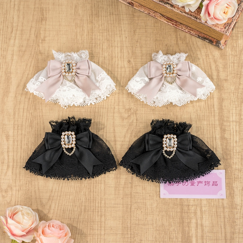 栗子超精致日系蕾丝蝴蝶结手袖