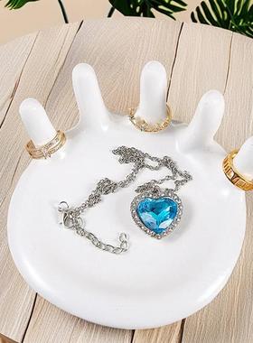 树脂工艺品手环戒指收纳托盘摆件桌面装饰品小众收纳摆件