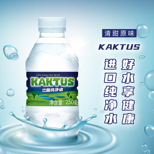 饮用纯净水250ml*12瓶马来西亚