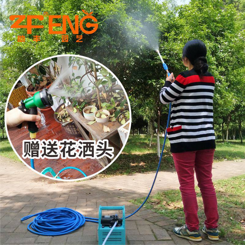 农用大功率高压果园双泵多功能充电喷雾机手提式智能电动喷雾器