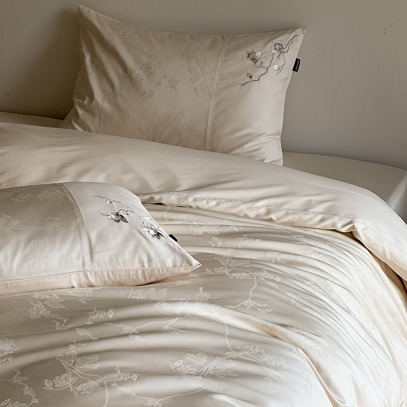 100S长绒棉提花刺绣四件套