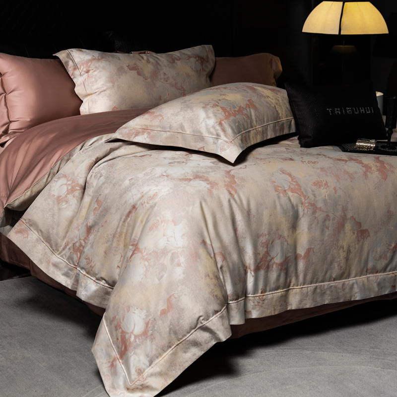 100S全棉色织大提花四件套