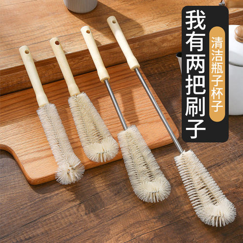 破壁机专用木柄刷厨房长柄刷子