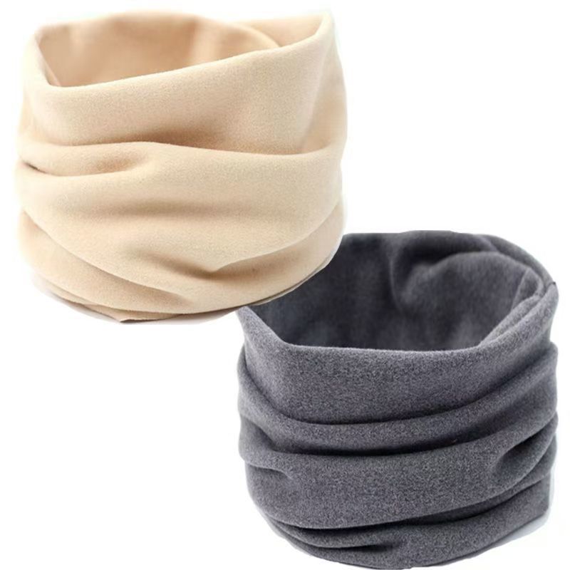 【秋冬备护颈脖套】德绒加绒加厚脖套保暖防风寒围脖护颈男女同款