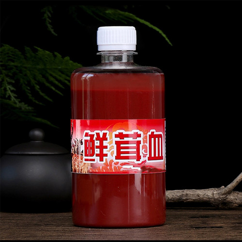 东北特产鹿茸血新鲜鹿血鹿茸血500克加酒保鲜一瓶包邮新鲜茸血