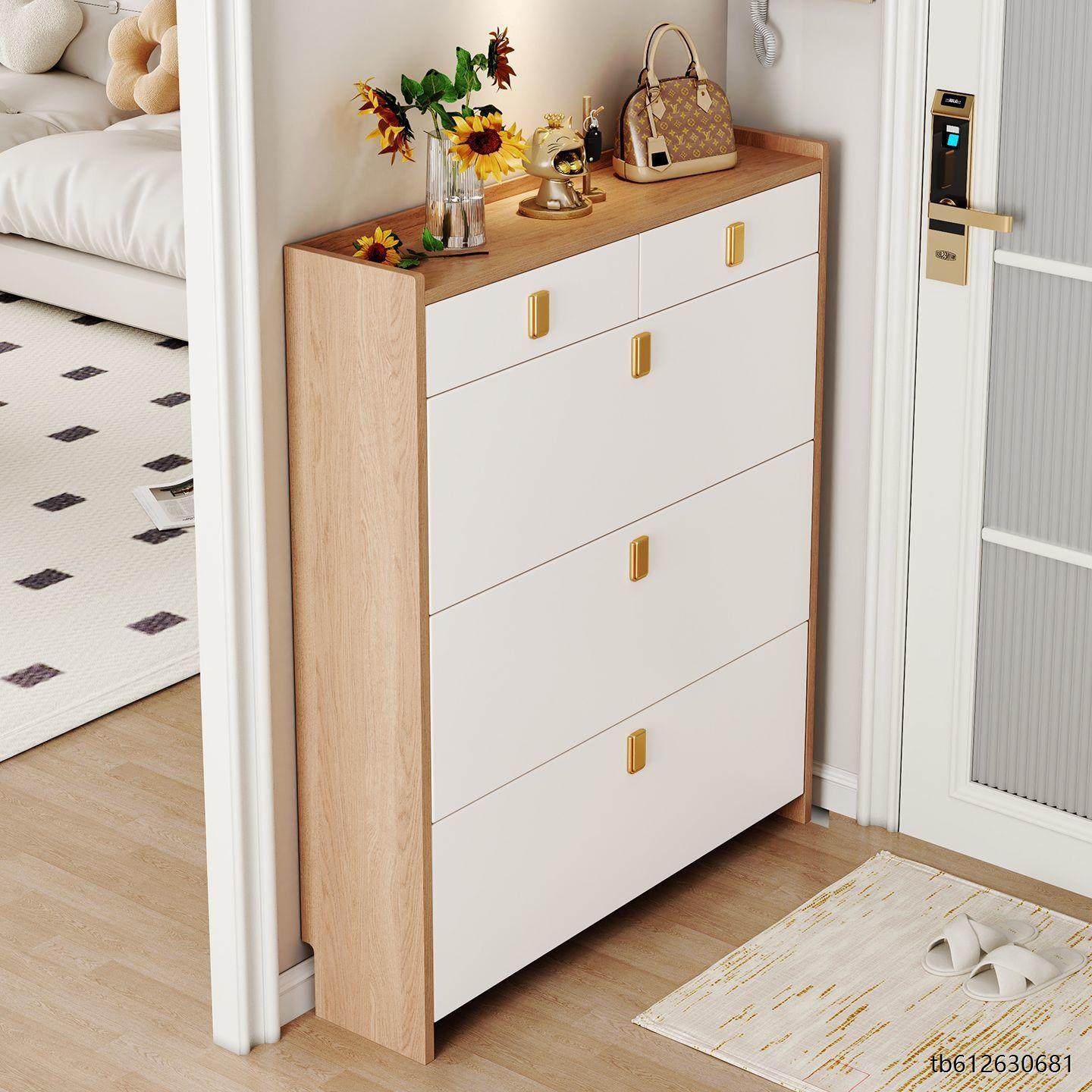 超薄翻斗鞋柜新款2025爆款简约现代家用门口收纳入户大容量鞋架,住宅家具,隔断+ 鞋柜,淘宝优惠券,粉丝福利购,淘宝优惠卷