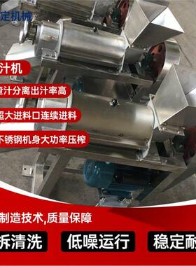 青柿子苹果油柑果生姜桃子葡萄桃子苹果梨压榨机大型破碎榨汁机
