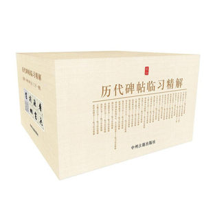 历代碑帖临习精解 共31册书法类书籍 箱装