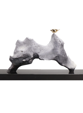 新中式风酒店会所样板间艺术品