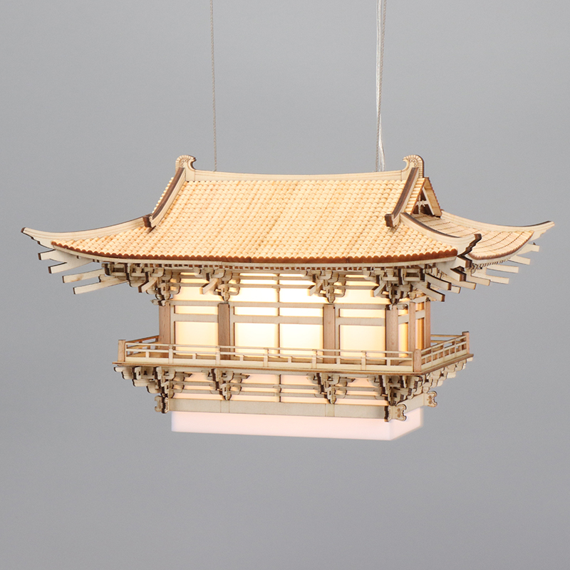 木新中式客厅餐厅茶室古建筑吊饰