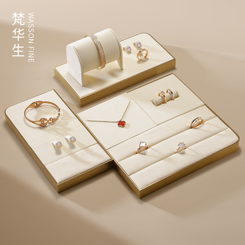 梵华生金属首饰展示架耳环项链戒指手镯手表收纳道具柜台陈列摆件