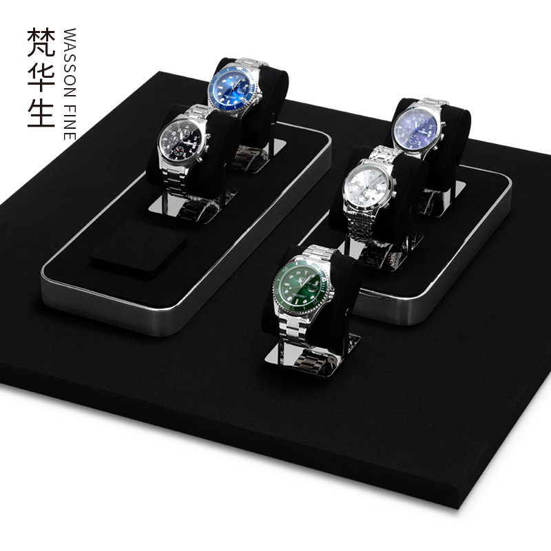 梵华生新款手表金属展示架柜台腕表陈列道具高档橱窗手表收纳支架