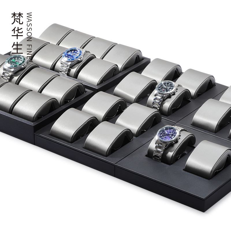 梵华生手表展示道具柜台手表收纳托盘手表枕包陈列架托套装定制