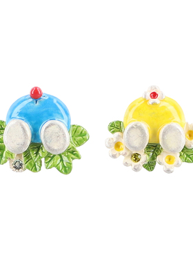 哆啦A梦Palnart poc机器猫哆啦咪捉迷藏卡通可爱耳环耳夹