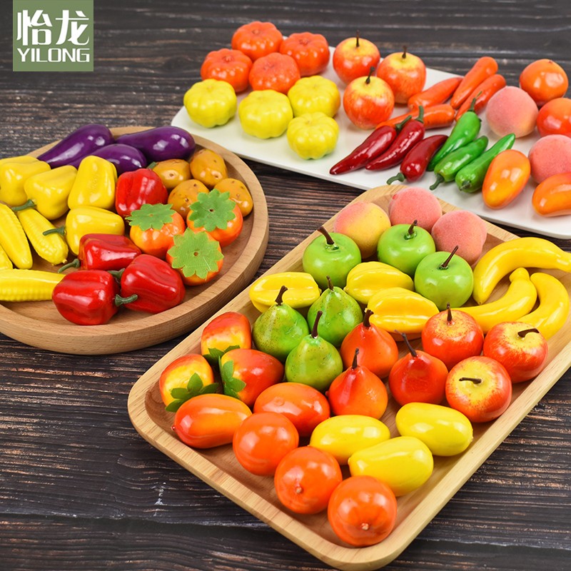 仿真迷你水果蔬菜道具玩具教具