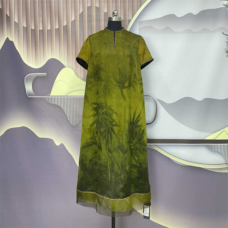 香云纱双面提花桑蚕丝新中式国风