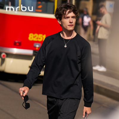 MrBu布先生廓形重磅长袖男上衣
