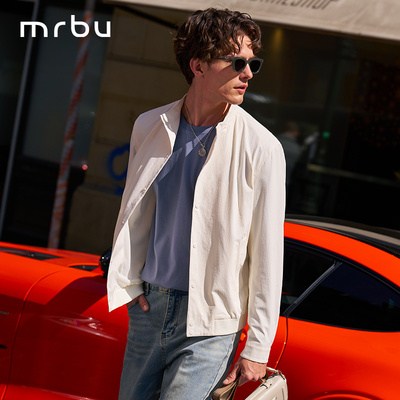 MrBu布先生轻薄外套男士简约防风