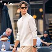 T恤小高领上衣简约印花冬时尚 MrBu布先生热胆加厚男款 长袖 KT15773