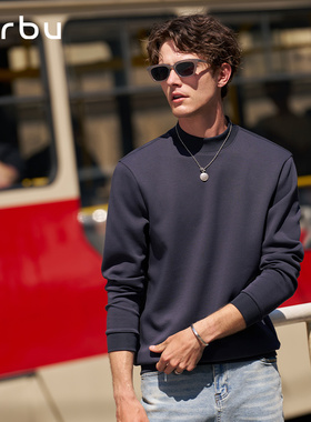 MrBu布先生热胆长袖t恤男新款2025秋冬小立领纯色加厚保暖KT16667