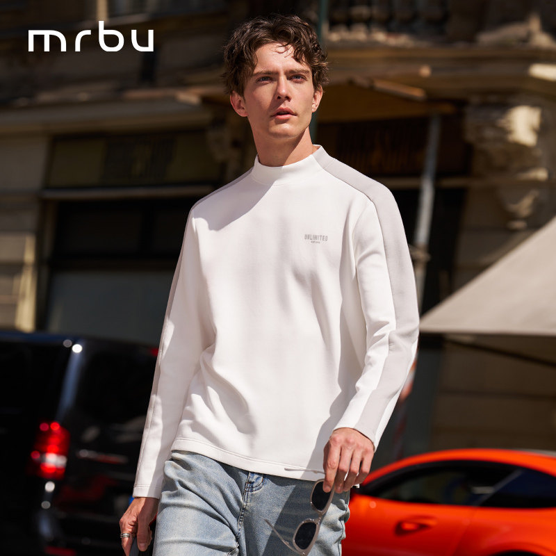 MrBu布先生热胆长袖T恤男士加厚保暖上衣拼色小高领机能风KT16581,男装,T恤,淘宝优惠券,粉丝福利购,淘宝优惠卷