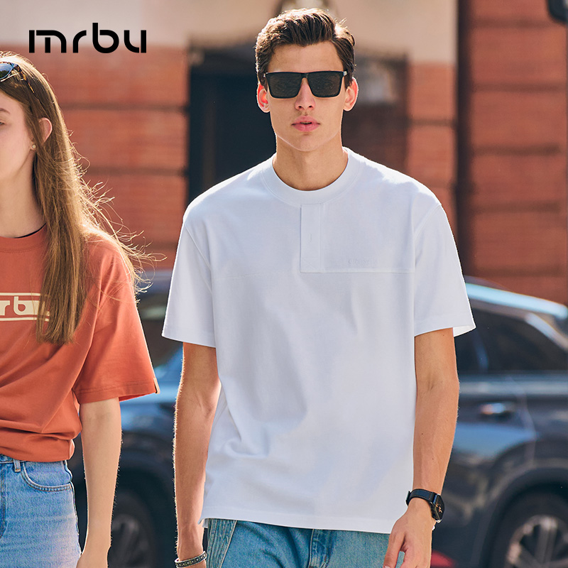MrBu布先生宽松男士纯棉短袖T恤