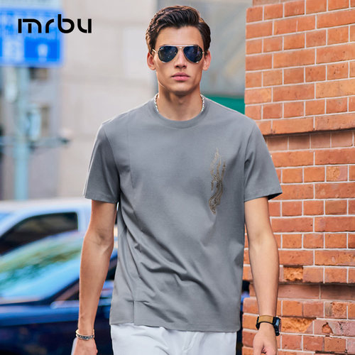 MrBu布先生休闲圆领纯棉短袖