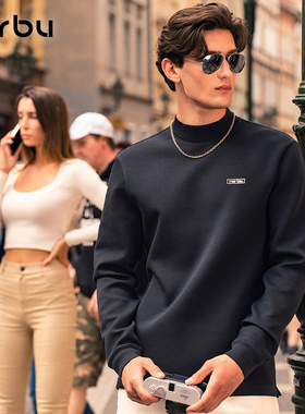 MrBu布先生热胆长袖男士加厚保暖T恤衫logo印花冬季上衣柔软断码