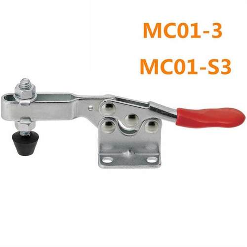 原装同款替代米思米型水平卧式快速夹具夹钳 不锈钢肘夹MC01-3/S3