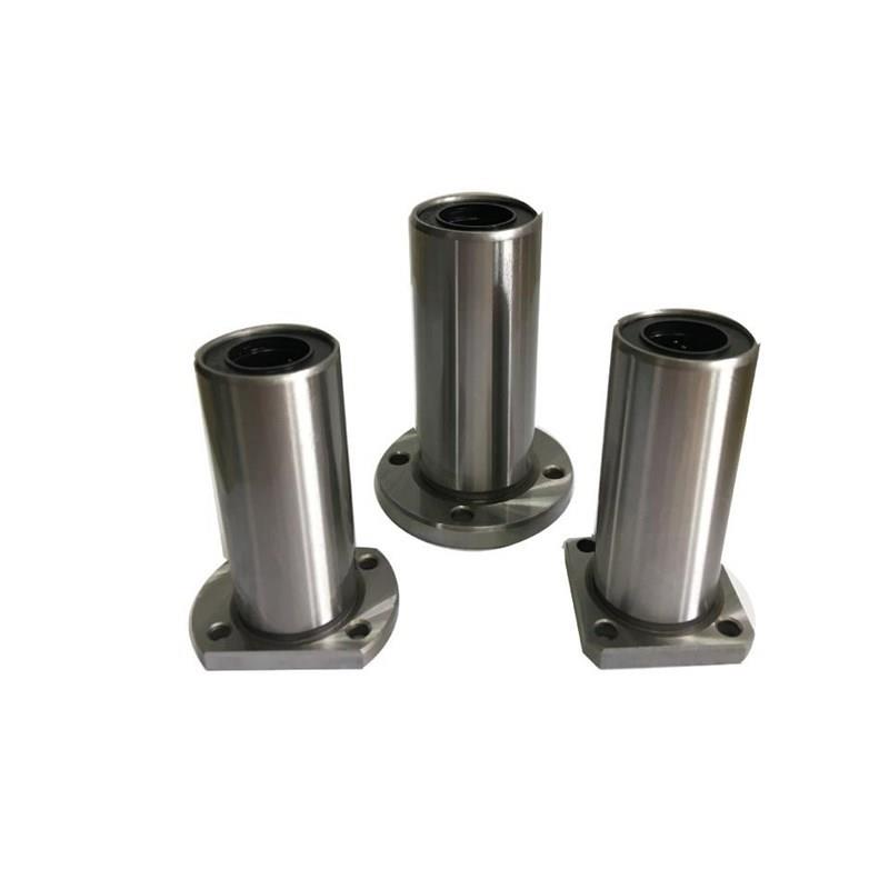 双衬直线轴承加长钢保圆法兰LMG06/07-d8/d10/d12/d16/d20/d25/30