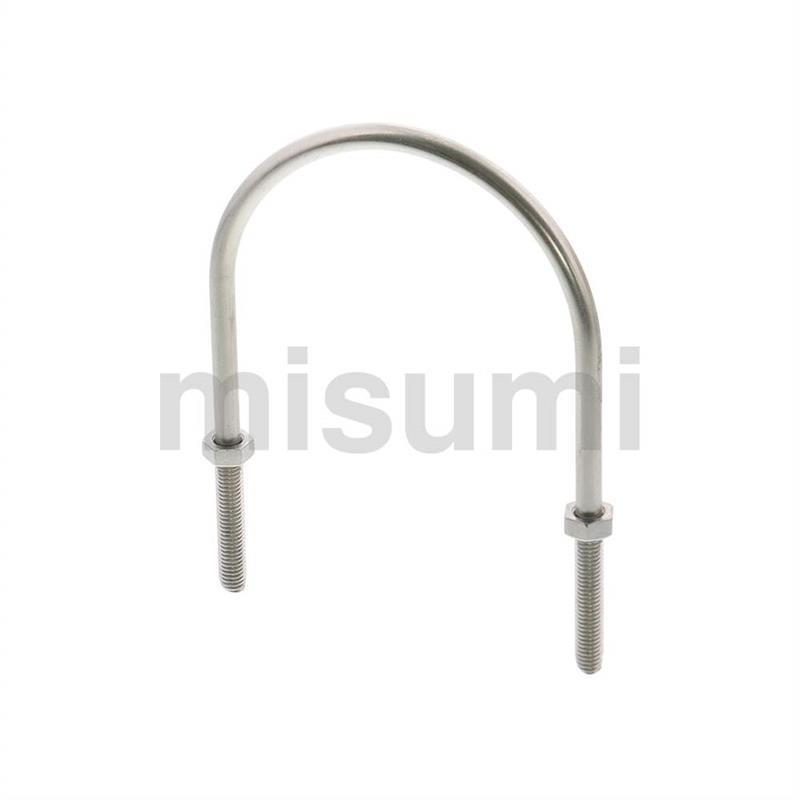 UB UBSU3/4/4-M5/6/6-M5/8/8-M5/10/10-M6/12/16 配管用U型螺栓
