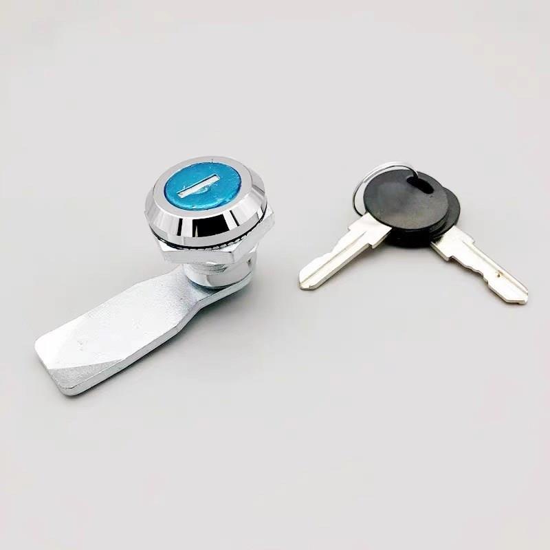 安全锁一字配电箱门锁配电柜门锁主机壳锁XAS38-N A B圆柱锁 怡合