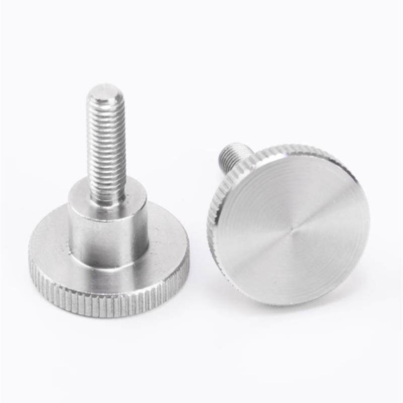 替代米思米NOOS3/4/5/6/8/10/SUS303/不锈钢外螺纹标准型压纹旋钮