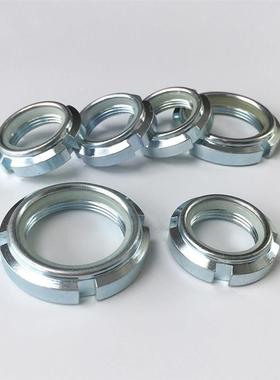 FUNT/FUNTC12/15 M10-0.75 M12 17精密U型开槽轴承圆螺母自锁螺帽