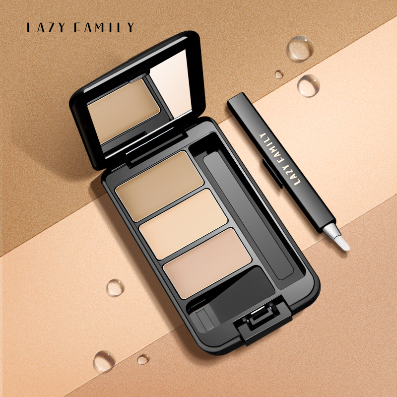 懒人家族黑眼圈泪沟斑点遮瑕盘