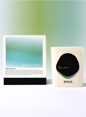 (新品上架)全店满赠BYKUS香薰蜡烛190g卧室礼盒节日酒店小众家用