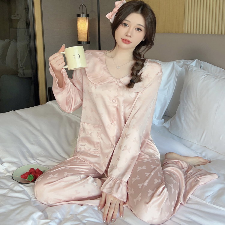 真丝睡衣女2025年秋季新款长袖