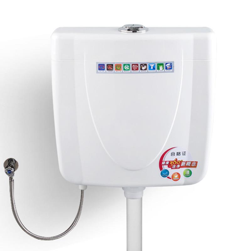 德国品质家用蹲便器冲水箱蹲坑便池挂墙式水箱工程款手按式卫生间