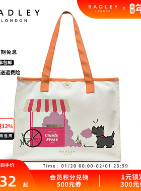 Radley英国奢品经典帆布包手提包女简约百搭通勤气质逛街24SS